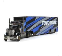 Risopen Modèle réduit de Collection Camion Semi-remorque diecast 1:64 Noir