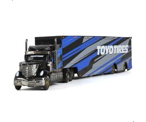 Risopen Modèle réduit de Collection Camion Semi-remorque diecast 1:64 Noir