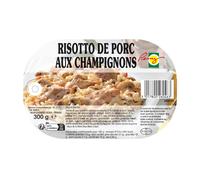 Risotto de porc aux champignons