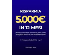 Risparmia 5.000€ in 12 Mesi: Metodo semplice per creare il tuo primo fondo emergenza anche con uno stipendio normale