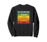 Risque SPC Outlook pour Les Fans de météo/Storm Chasers Sweatshirt
