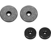 Risque VTT Bike Bicycle confortable caoutchouc du guidon -Grip -Bar -Extrémité (Hexagonal)