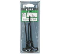 RISS Lot de 3 Vrilles - Diamètre 2-3-4 mm