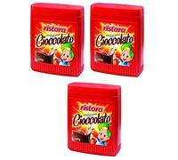 Ristora Cioccolato Lot de 3 boîtes de 500 g pour boissons aromatisées au chocolat
