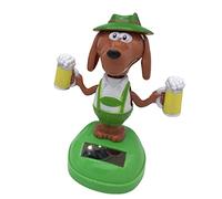 Ristyur Chien Dansant À Énergie Solaire, Figurine Solaire Voiture Qui Bouge, Jouet De Danseur À Têtes De Pompon À Énergie Solaire, Jouets De Danse Solaires, Décoration De Tableau De Bord De Voiture