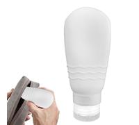 Ristyur Flacons compressibles rechargeables - Bouteilles de voyage étanches | Accessoires de voyage pour crème pour les mains, gel douche, après-shampooing, lotion, nettoyant pour le visage