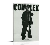 RISUANHENM ASAP Rocky Poster artistique sur toile pour décoration de chambre à coucher - 30 x 45 cm - Style cadre