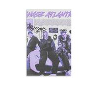 RISUANHENM Chase Atlantic Poster artistique sur toile pour décoration de chambre à coucher, sans cadre, 50 x 75 cm