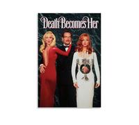RISUANHENM Poster artistique « Death Becomes Her » pour décoration de chambre à coucher, décoration murale sans cadre, 20 x 30 cm