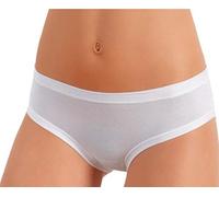 Risveglia i Sensi Lot de 6 culottes pour femme en coton Modal avec bord plat sans élastique, Noir , L