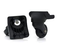 Risveglio 1 paire de valises pour roues de rechange, plastique haute | Roulettes de chariot avec kit d'installation complet, roulettes silencieuses et résistantes à l'usure pour réparer les