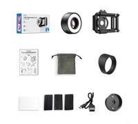 Risveglio 120X Microscope de téléphone portable avec éclairage LED, fixation macro à clipser pour iPhone et loupe portable éducation et loisirs