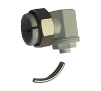 Risveglio Adaptateur d'angle pour tête de thermostat de radiateur Oventrop M30 x 1,5, connexion d'angle gauche et droite pour système de chauffage des espaces restreints