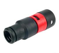Risveglio Adaptateur d'aspirateur Bosch en plastique rouge et caoutchouc pour outils électriques, accessoire de rechange pour extraction de poussière