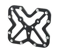 Risveglio Adaptateur de pédale de vélo pour SPD et Look pour Keo, pour convertisseurs de plate-forme en alliage d'aluminium CNC, vélos de route et de montagne, noir