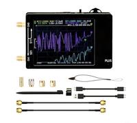 Risveglio Analyseur de réseau vectoriel 2,7 GHz pour NanoVNA, analyseur d'antenne 50 kHz à 2,7 GHz avec écran de 7,1 cm et type de câble (ajouter une carte)