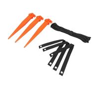 Risveglio Ancrage de support d'arbre en plastique de 30,5 cm, kit complet de stabilisation pour jeune arbre, facile à installer, piquets de jardin avec sangles et corde