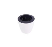 Risveglio Arrosage automatique rond pour pot de fleurs en plastique avec corde en coton Décoration de jardin 120 mm