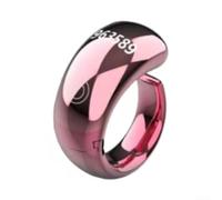 Risveglio Bague de compteur numérique Tasbih intelligente pour Zikr - Perles de doigts électroniques Vibration Affichage du temps de prière Chargement USB (Rose)