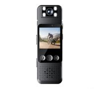 Risveglio Body Cam 1080P FHD, enregistreur vidéo portable avec audio, batterie 7H, type C, prend en charge 128 Go, noir