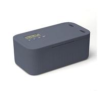 Risveglio Boîte de rangement avec minuteur numérique pour téléphones et collations, 2,8 L ABS sécurisé avec serrure à code, médicaments, électroniques, gris (chronométrage gris et bleu)