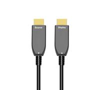 Risveglio Câble à fibre optique 8K 60 Hz eARC VRR CL3 pour entrée murale, | Connecteurs plaqués or pour consoles de jeu Series X et téléviseurs 4K/8K, noir, 1 mètre