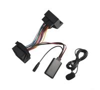 Risveglio Câble adaptateur auxiliaire 5.0 avec micro pour autoradio Opel CD30 CDC40 CD70 DVD90 40 broches kit mains libres (ancien style)
