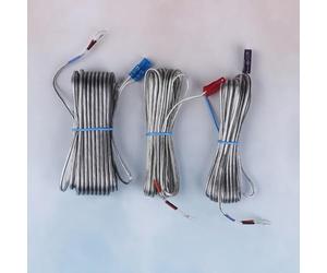 Risveglio Câble de haut-parleur en cuivre 5.1 pour système home cinéma, code couleur pour connecteurs rouge/violet, compatible avec HT-H5500K, pour options de longueur de 4 m/10 m
