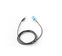 Risveglio Câble d'entrée audio AUX 8 broches vers 3,5 mm pour autoradio Fiat Ducato 2011-2013, connecteur Mini ISO pour smartphone lecteur MP3