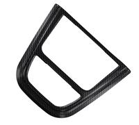 Risveglio Cadre de bouton CD en plastique fibre de carbone pour panneau de commande de console 2013-2015