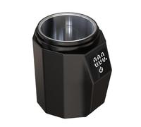 Risveglio Café numérique pour balance avec tasse doseuse de 58 mm, pesée expresso de 0,1 g, capacité de 500 g pour porte-filtre en acier inoxydable pour brassage barista, noir