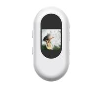 Risveglio Caméra d'action 1080p avec grand angle de 120 degrés, écran de 0,96", 350 mAh, pour mini caméra corporelle, vlogging, vélo, promenades d'animaux domestiques, blanc