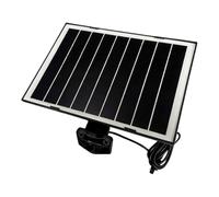 Risveglio Caméras de sécurité à panneau solaire étanche 7 W, haute efficacité, port USB monocristallin pour chargeur avec support à 360°