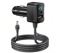 Risveglio Chargeur de voiture pour Starlink pour Mini, adaptateur secteur | Avec câble et affichage numérique, cordon de charge étanche de 60 W pour voitures, camions, camping-cars, bateaux