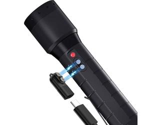 Risveglio Chargeur USB en aluminium avec interface magnétique H5R H7R H15R | Adaptateur de chargeur USB C magnétique pour LEDLENSER série P&H, chargeur USB C en alliage d'aluminium 5 V 500 mA avec