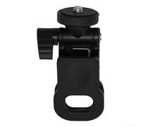 Risveglio Clip d'extension à vis 1/4 pour mini lampe de remplissage, support rotatif pour téléphone et ordinateur, streaming en direct, photographie de maquillage, matériau ABS noir