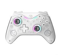 Risveglio Commutateur mécanique sans fil pour manette de jeu PC et boutons tactiles pour un design compact de voyage, noir (CM619-blanc)