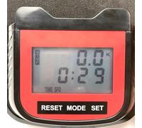 Risveglio Compteur de vitesse pour vélo avec support de téléphone, 2 | Connecteur inductif pour rameur, compteur kilométrique en plastique ABS, affichage de la vitesse, du temps, de la distance