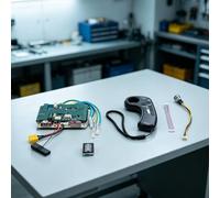 Risveglio Contrôleur de skateboard électrique 36 V 10S pour double moteur | Avec télécommande, carte sinusoïdale pour moteurs de moyeu 5055 5065 6354 6364 6374 6384, basse tension pour protection