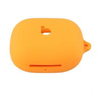 Risveglio Coque en silicone antichoc pour Beats Powerbeats Pro 2 avec mousqueton, housse de protection pour écouteurs, accessoire Soft Shell (Orange)