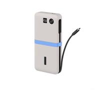 Risveglio Coque en silicone pour batterie externe Anker 20 000 mAh modèle A1383, pochette de protection légère de 87 W pour batterie, coque résistante aux rayures, facile à nettoyer, gris