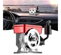 Risveglio Diffuseur solaire rotatif pour voiture et purificateur d'air, distributeur de parfum style moteur simulé avec tablettes de parfum naturel, pour unité ABS compacte pour intérieur de véhicule