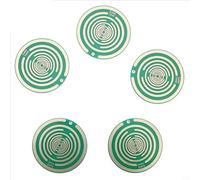Risveglio Disques oscillants passifs multi-fréquences pour cinq éléments énergétiques et radiations - Pendentif en cuivre de 10 cm de diamètre (vert)