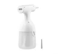 Risveglio Distributeur de mousse électrique 350 ml USB C, rechargeable, IPX5 étanche, mousseur à savon automatique avec 2 buses pour cuisine, salle de bain, nettoyage de voiture, blanc