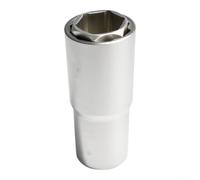 Risveglio Douille de roue 1/2" 17 mm 21 mm double extrémité | S'adapte aux cliquets standard de 1,3 cm, double hexagone de 17 mm et extrémités en étoile de 21 mm, idéal pour les