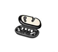Risveglio Écouteurs intra-auriculaires sans fil 3 en 1 pour mini design, BT 6.0 Surround Sound Casque Gaming Sport Musique, Longue Durée de vie (Noir)