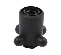 Risveglio Écrou de bouton de montage de roue de secours, OEM 51979045 - Noir ABS - Écrou de treuil de rechange pour Fiat Fiorino Ducato 500L pour Ram 2018+ (1 pièce)