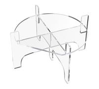 Risveglio Élégant support de boissons en acrylique transparent résistant à la chaleur pour les fêtes, accessoire de bar pour la maison