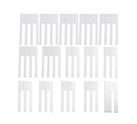 Risveglio Ensemble de touches de piano de rechange en plastique ABS blanc et noir pour réparation de piano droit, finition brillante (A)