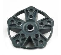 Risveglio Éolienne en acier de haute qualité pour moyeu 3/5 lames, centre de roue en métal épais, type S/M - Facile à installer (5 lames)
